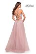 La Femme 30581 A-Line Scoop Neck Dress