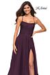 La Femme 30581 A-Line Scoop Neck Dress
