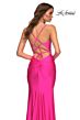 La Femme 30601 Rhinestone Embellished Jersey Dress