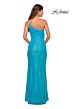 La Femme 30618 Asymmetrical One-Shoulder Sequin Dress