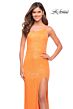 La Femme 30618 Asymmetrical One-Shoulder Sequin Dress