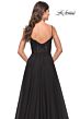 La Femme 30639 Illusion Corset High Slit Dress