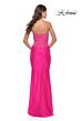 La Femme 30696 Ruched Mid-Back Strapless Sweetheart Dress