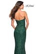 La Femme 30714 Strapless Sweetheart Neckline Sequin Dress