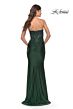 La Femme 30720 Jeweled Applique Strapless Bodice Dress