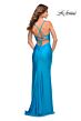 La Femme 30726 Strappy Back Cutout Dress