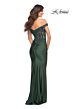 La Femme 30741 Off The Shoulder Illusion Bodice Dress