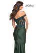La Femme 30741 Off The Shoulder Illusion Bodice Dress