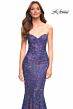 La Femme 30743 Sequin Sweetheart Neckline Dress