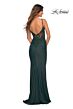 La Femme 30757 Illusion Corset Scoop Back Dress
