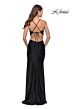 La Femme 30977 Strappy Back Cutout Sides Dress