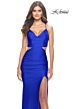 La Femme 30977 Strappy Back Cutout Sides Dress