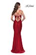 La Femme 30977 Strappy Back Cutout Sides Dress
