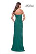 La Femme 31058 High Slit Strapless Sweetheart Neckline Dress