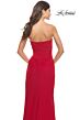 La Femme 31058 High Slit Strapless Sweetheart Neckline Dress