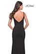 La Femme 31071 Sleeveless Square Neckline Dress