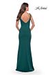 La Femme 31071 Sleeveless Square Neckline Dress