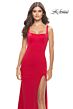 La Femme 31071 Sleeveless Square Neckline Dress