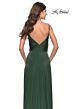 La Femme 31090 Slit Skirt Low Back Dress