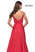 La Femme 31121 Plunging Neckline High Slit Dress