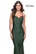 La Femme 31122 Sleeveless Crisscross Bodice Dress