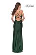 La Femme 31123 Strappy Back Cowl Neck Hot Fix Dress
