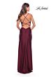 La Femme 31123 Strappy Back Cowl Neck Hot Fix Dress