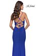 La Femme 31124 Sleeveless V-Neck Dress