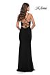 La Femme 31124 Sleeveless V-Neck Dress
