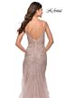 La Femme 31126 Slit Skirt Lace Dress