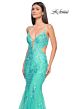 La Femme 31133 Plunging V-Neckline Side Cut-Outs Mermaid Dress