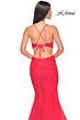 La Femme 31133 Plunging V-Neckline Side Cut-Outs Mermaid Dress