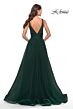 La Femme 31149 High Slit Low V-Back Dress