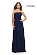 La Femme 31170 One Shoulder Slit Skirt Dress