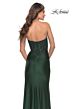 La Femme 31182 Strapless Plunging Neckline Dress
