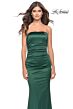 La Femme 31189 Strapless Ruched Fitted Dress