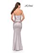 La Femme 31189 Strapless Ruched Fitted Dress