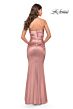 La Femme 31189 Strapless Ruched Fitted Dress