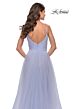 La Femme 31204 V-Neck Low Back Dress