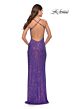 La Femme 31209 Sweetheart Neckline Lace-Up Back Dress