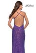 La Femme 31209 Sweetheart Neckline Lace-Up Back Dress