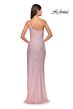 La Femme 31212 Cutaway Slit One Shoulder Sequin Dress