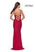 La Femme 31227 Sweetheart Neckline Lace-Up Back Dress