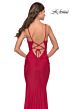 La Femme 31227 Sweetheart Neckline Lace-Up Back Dress