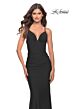 La Femme 31227 Sweetheart Neckline Lace-Up Back Dress