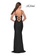 La Femme 31227 Sweetheart Neckline Lace-Up Back Dress