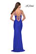 La Femme 31227 Sweetheart Neckline Lace-Up Back Dress