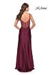 La Femme 31229 High Slit Illusion Corset Dress