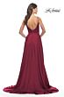 La Femme 31233 Sweetheart Neckline Open Back Dress