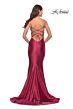 La Femme 31295 Lace-Up Back Sweetheart Neck Dress